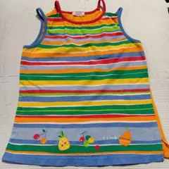 familiar ストライプ タンクトップ150cm