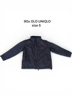 90s OLD UNIQLO ナイロンジャケット S ブラウン色