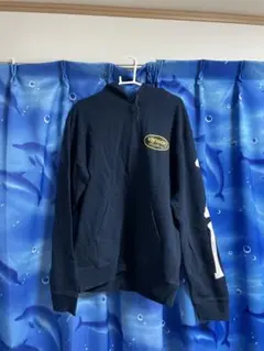 Vanson 骨プリント ネイビー パーカーのサムネイル