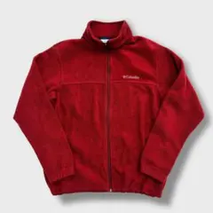 00’s 古着 Columbia コロンビア フリースジャケット 赤