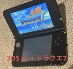 ニンテンドー3DS LL ブラック/ブルー + ドラゴンクエスト7 付属