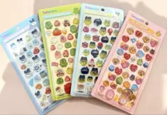 ！訳あり！　ぷっくりシール　立体シール　たまごっち　3Dステッカー　4枚セット