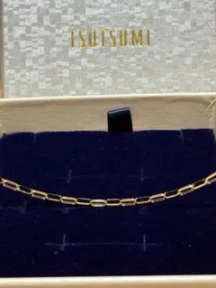 ジュエリーツツミ YGチェーンブレスレット18センチ 1.6グラム - メルカリ