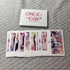 TWICE フォトカードセット　ONCE DAY