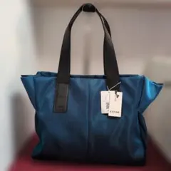 【新品未使用タグ付き】ESTINE　ゼファー トートバッグ ブルーのサムネイル
