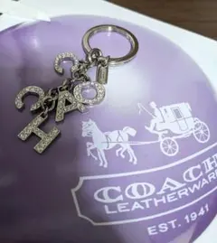 R*X様 COACH キーホルダー　ロゴチャーム　未使用