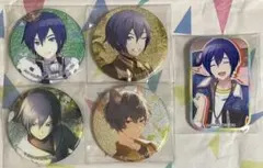 プロセカ KAITO グリッター缶バッジ スクエア缶バッジ 5点セット