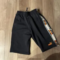 【キッズ 150】PUMA プーマ ジャージ ハーフパンツ サイドライン
