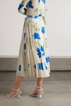 REJINA PYO レジーナ ピョウ フローラルプリント プリーツスカート