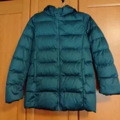 ユニクロ　ストレッチダウンジャケット　レディース　ネイビー　Ｌサイズ