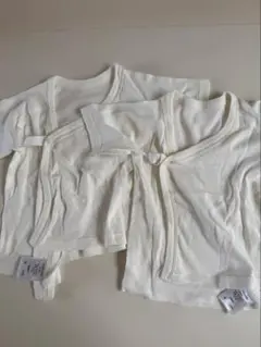 オフホワイト コンビ肌着 50-60cm 2枚セット