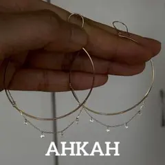 AHKAH ビンドゥチェーンダイヤモンドチョーカー 18Kイエローゴールド 