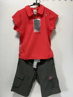 新品タグ付 adidas レディース ゴルフウェア 上下セット　Mサイズのサムネイル
