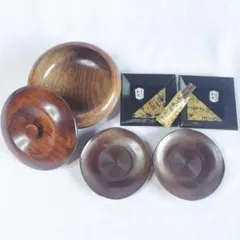 【和食器】和風 木製 菓子鉢 茶托 銘々皿 おもてなしセット