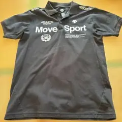 DESCENTE Move Sport ポロシャツ ブラック