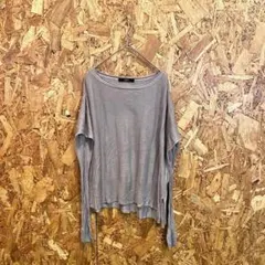 AZUL by moussy 長袖カットソー ニットカットソー レーヨン S