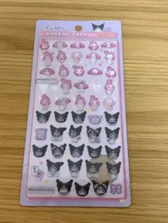 【正規品】ボンボンドロップシール サンリオmini クロミ マイメロ おすそわけ