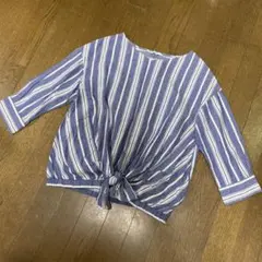 ✨即購入OK✨レディース フェリシモ ストライプ柄 ブラウス Mのサムネイル