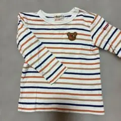 ミキハウス ホットビスケッツ ストライプTシャツ 100