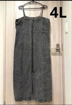 アベイル　デニムキャミワンピース 4L 大きいサイズ