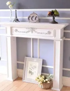 年内価格★ マントルピース　白　シャビーシック　サラグレース　暖炉　フランフラン 2026年最新】マントルピース フランフランの人気アイテム - メルカリ