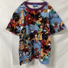 東京ディズニーリゾート アラジン ジーニー 総柄Tシャツ Disney S