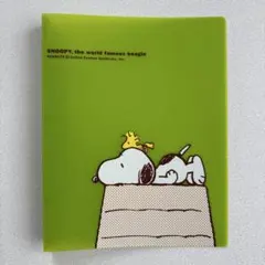 スヌーピー クリアファイル コクヨ PEANUTS SNOOPY 黄緑のサムネイル