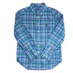 【美品】RALPH LAUREN シャツ 130 〜140 cmチェック BD