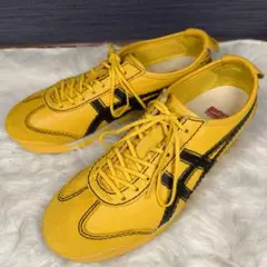 極美品【オニツカタイガー】メキシコ66 厚底スニーカー 25.5 イエロー レア