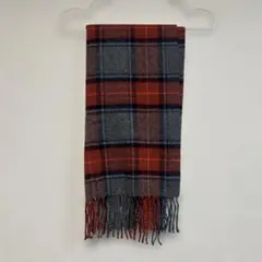 【クリーニング済】J.PRESS チェック柄　マフラー/ストール