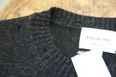 25AW STILL BY HAND シェットランドウール ニット ほつれ加工