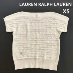 LAUREN RALPH LAUREN 半袖 サマーケーブルニット SX 上品のサムネイル