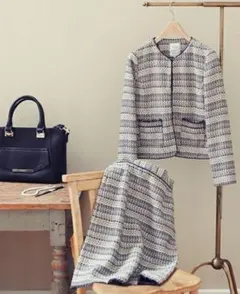 新品 ビーミングビームス S 2016aw ツイードタイトスカート