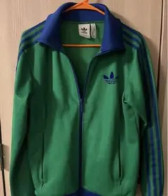 希少】 80s adidas デサント トラックジャケット 4号 グリーン - メルカリ