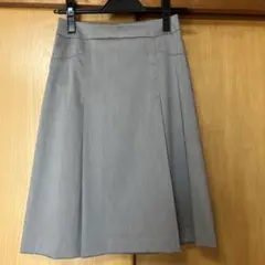 23区 グレー ひざ丈スカート 30