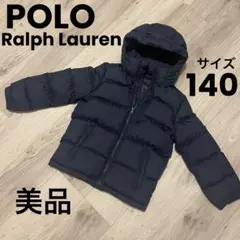 POLOラルフローレン 美品 ダウンジャケット ネイビー 140