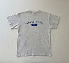WHO'S WHO gallery カレッジロゴ Tシャツ グレーのサムネイル