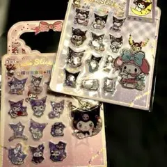 BIG!!シャカシャカウォーターシール　キーホルダー付き2枚セット