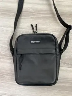 Supreme レザー ショルダーバッグ