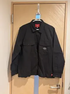 Dickies 黒 ワークシャツ L