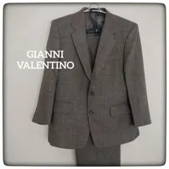 GIANNI VALENTINO チェック柄 スーツ セットアッブ オーダー品