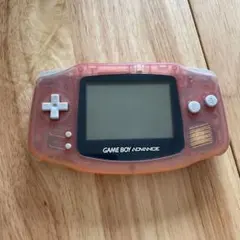 【動作未確認】任天堂　ゲームボーイアドバンス　本体　クリア　ピンク