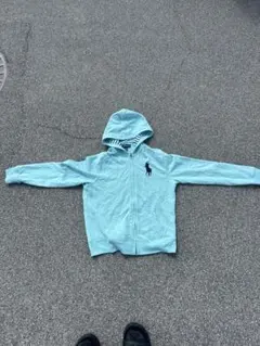 Polo Ralph Lauren 水色パーカー 16-18