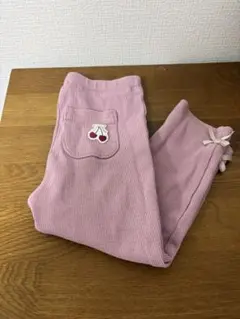 petit main 90cmズボン　リブ編み