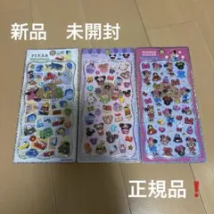 プチドロップステッカー　ディズニー　ピクサー　カーズ　ミニー　ミッキー　3種