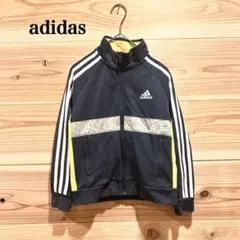 adidas アディダス トラックジャケット ブラック 130 キッズ ジャージ