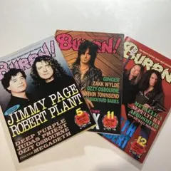 BURRN! 1998年 5月・11月・12月号 3冊セット◆バーン 音楽雑誌
