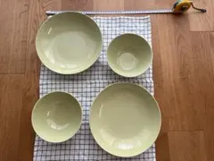 IKEA 食器セット ボウル 4点セット ライトグリーンのサムネイル