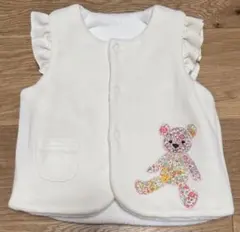 SENSE OF WONDER ベスト くまのワンポイント 70-90サイズ