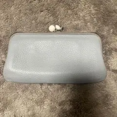 ear パピヨネレザー がま口 長財布